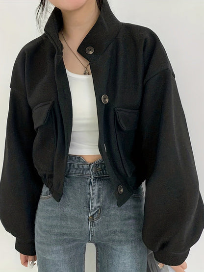 Studio Cropped Utility Jacket