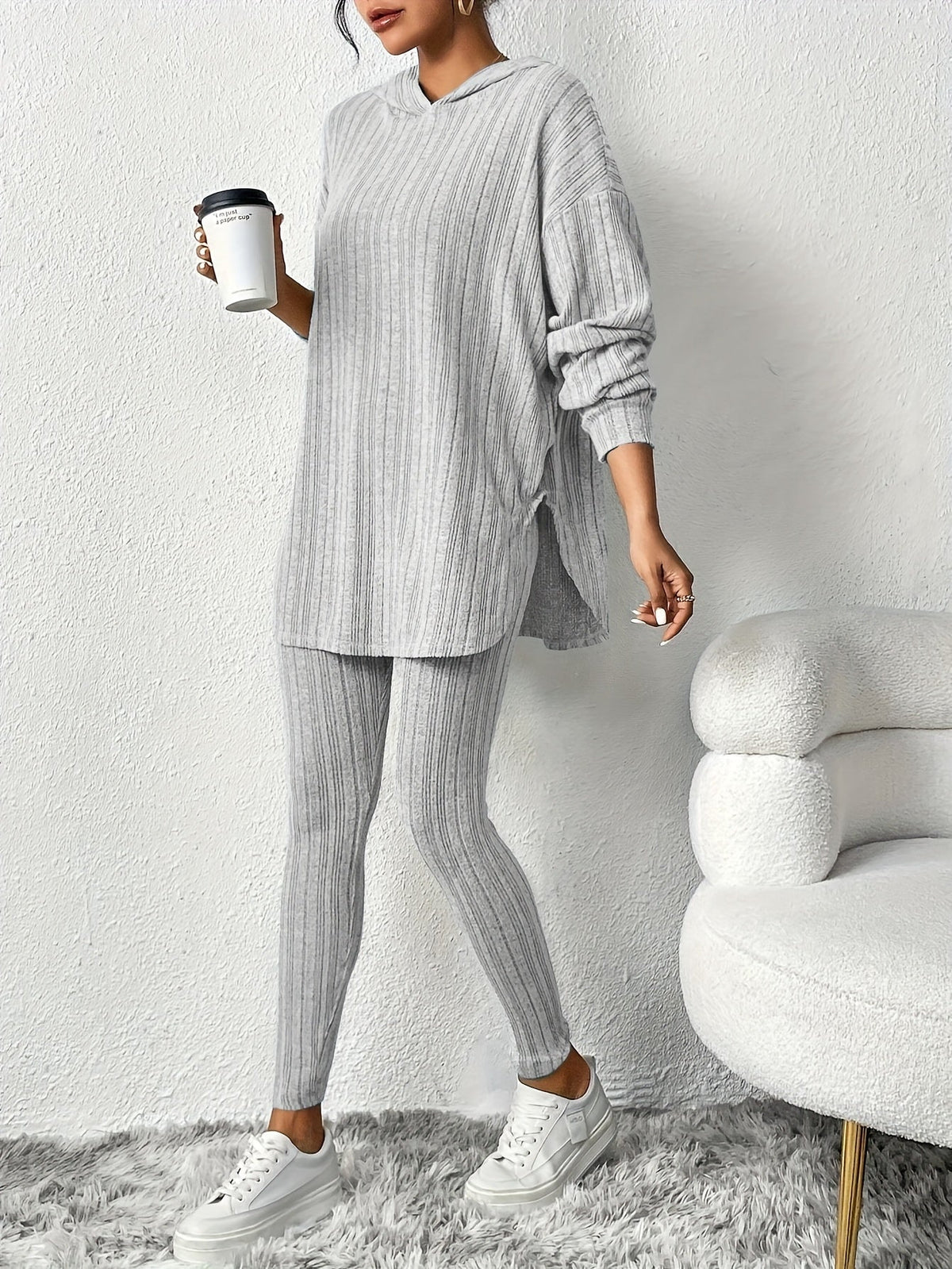 Camden Ribbed Knit Lounge Set