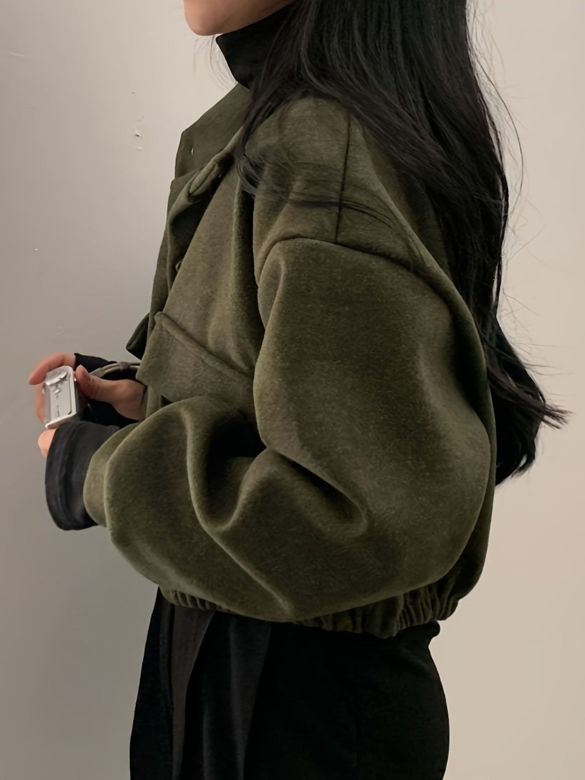 Studio Cropped Utility Jacket