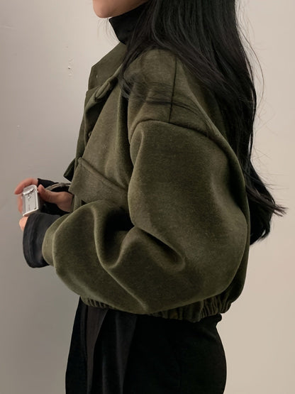 Studio Cropped Utility Jacket