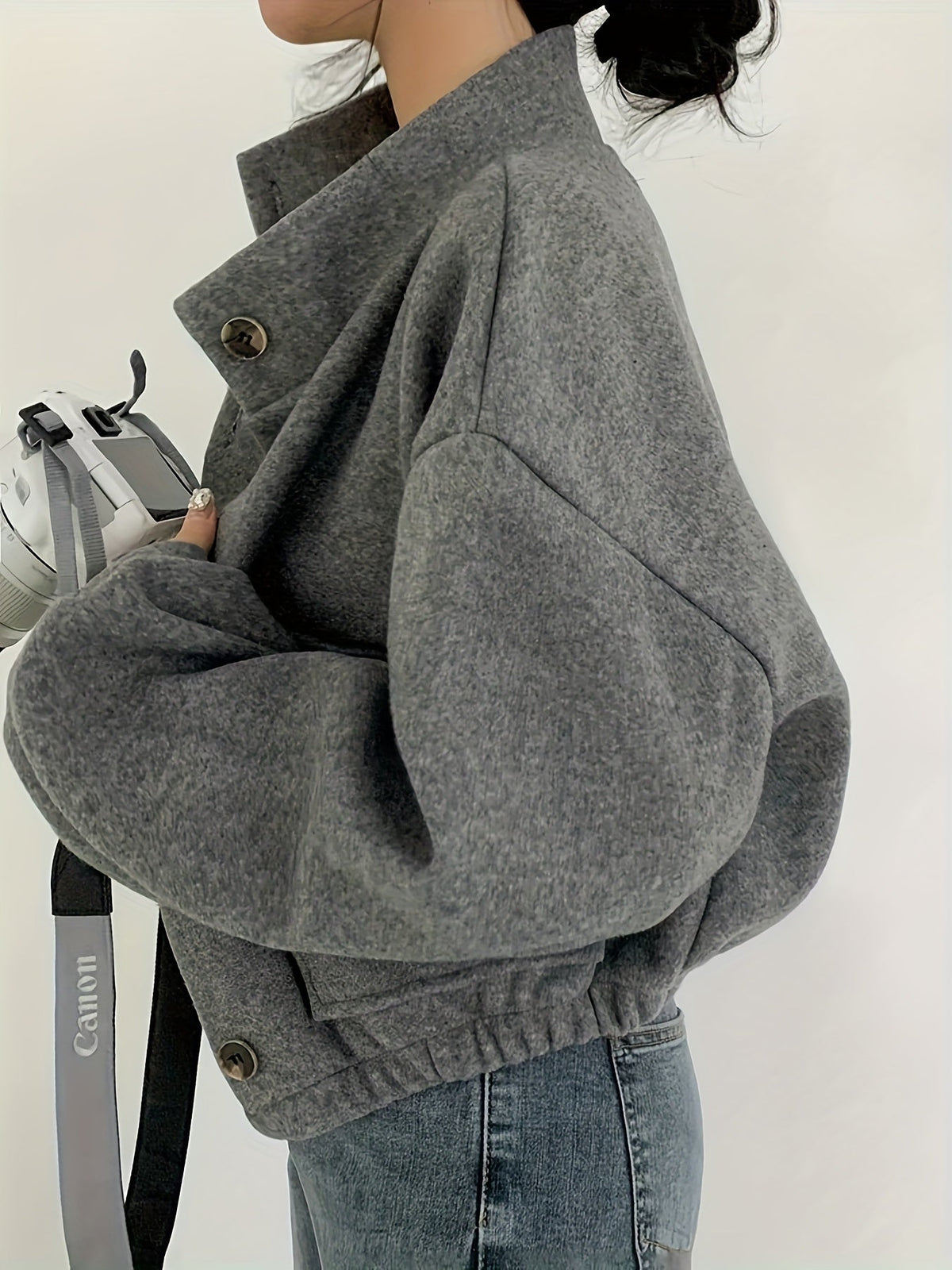 Studio Cropped Utility Jacket