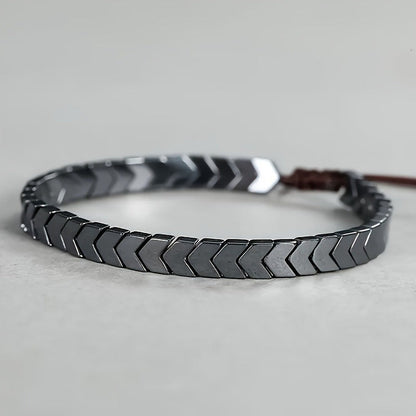 Arrowline Hematite Bracelet