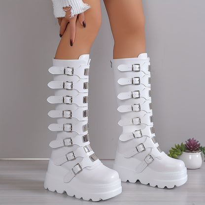 Valkyrie Buckle Platform Boot