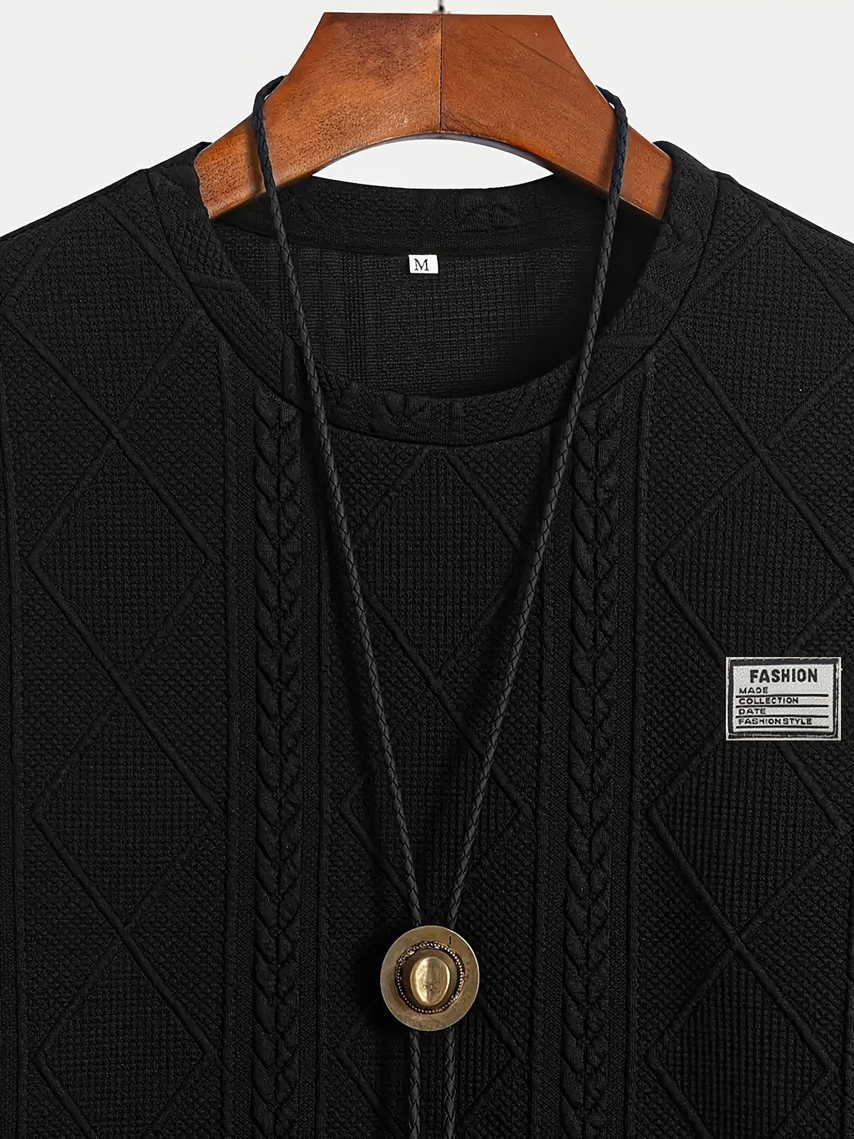 Verso Cable Knit Crewneck