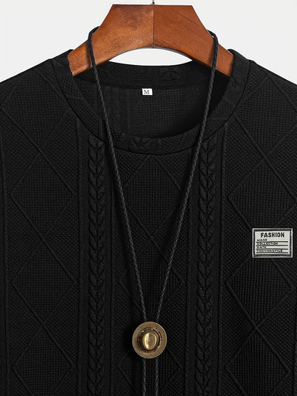 Verso Cable Knit Crewneck