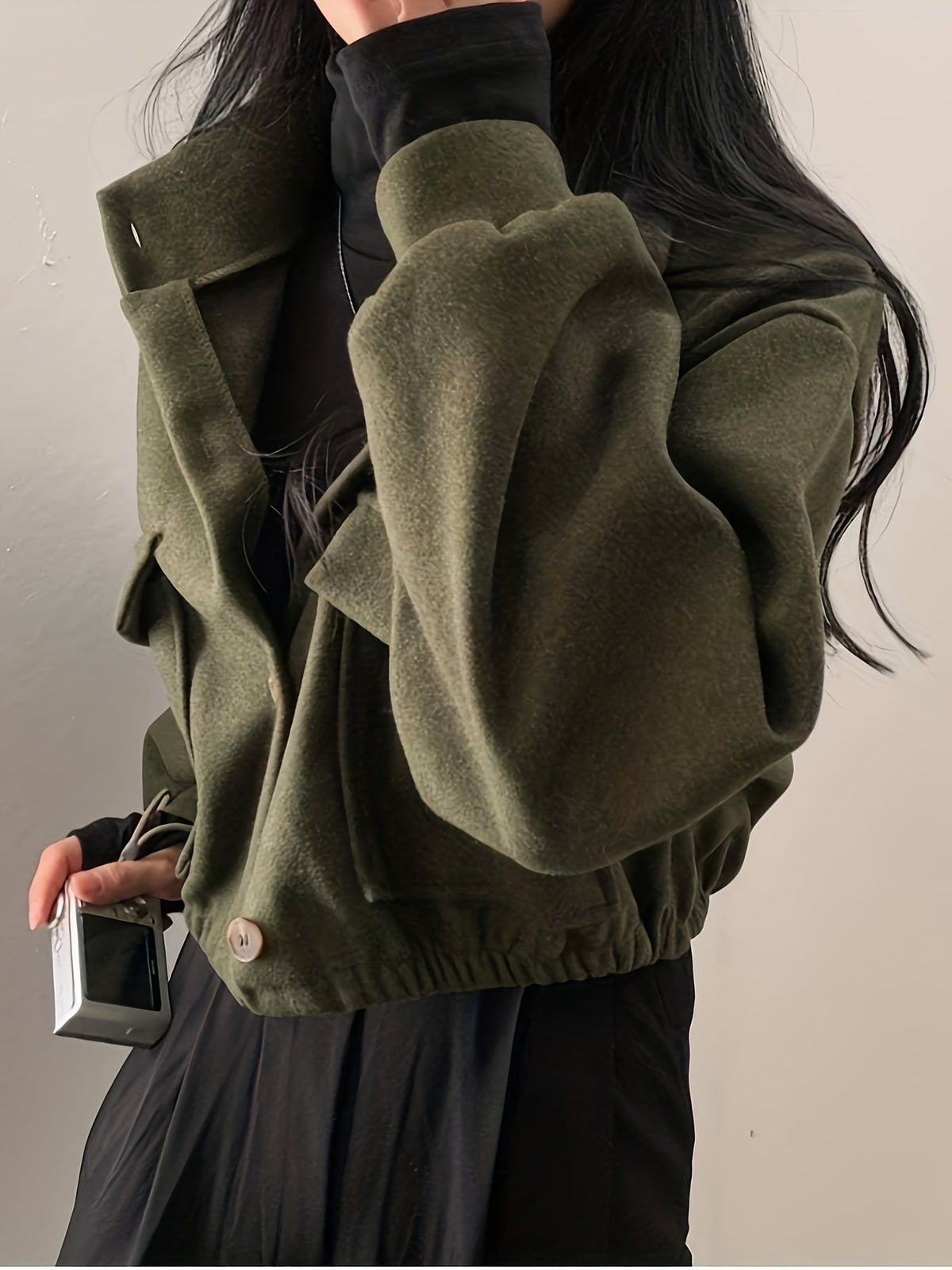 Studio Cropped Utility Jacket
