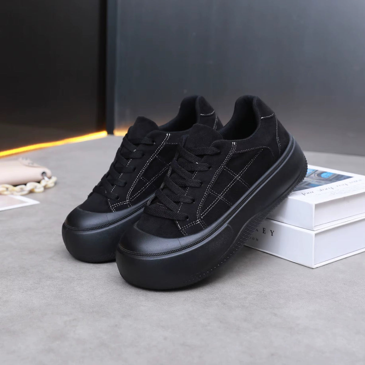 Ivanna Suede Platform Sneaker