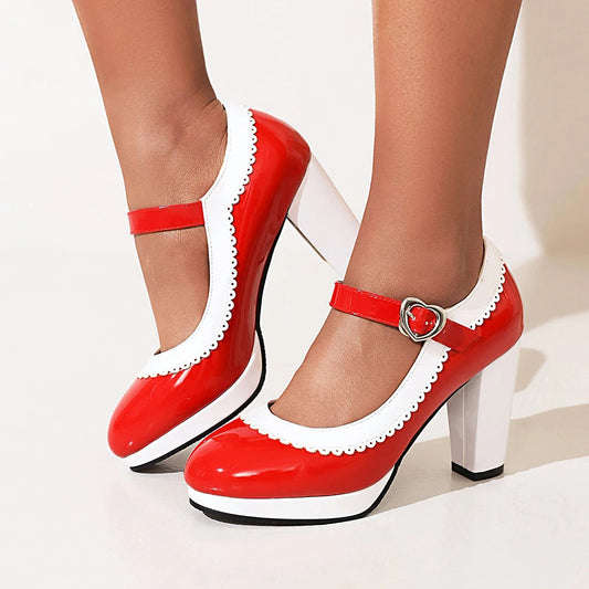 Maison Mary Jane Heels