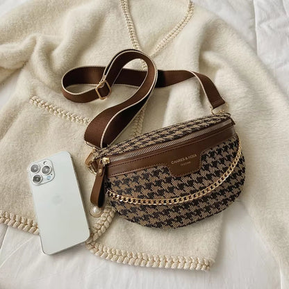Jacquard Muse Chain Belt Bag