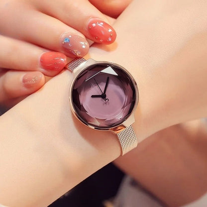 Twilight Crystal-Cut Timepiece