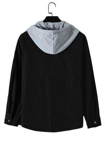 Laidback Knit Hoodie Shirt