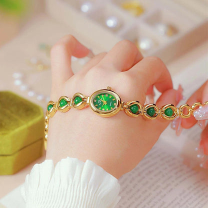 Lyra Pearl Link Watch