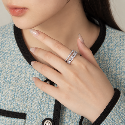 Velisse Double Band Ring