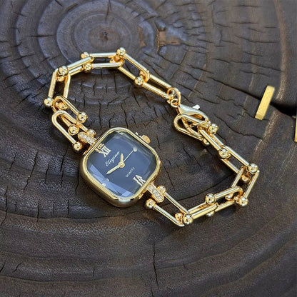 Baroque Chain Link Bracelet Watch
