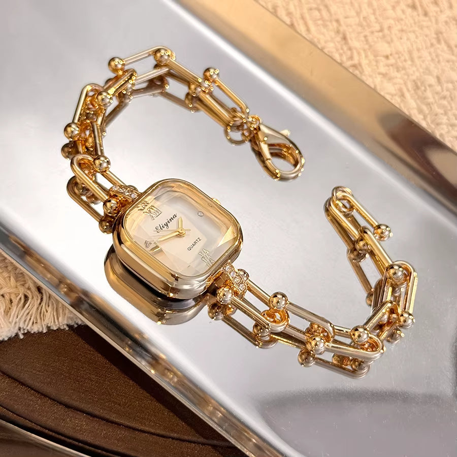 Baroque Chain Link Bracelet Watch