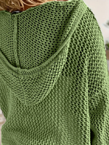 Meadow Open-Knit Hoodie
