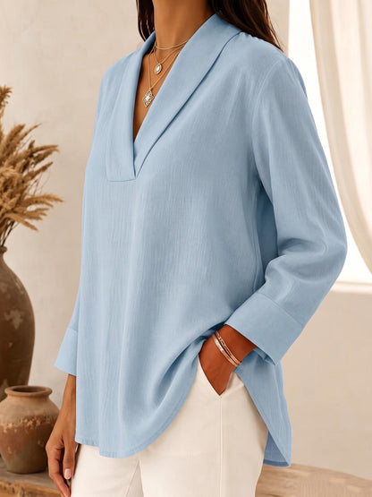 Aveline Shawl Collar Blouse