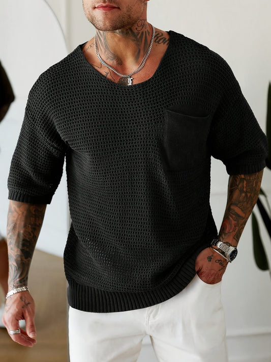Cabo Open-Knit Tee