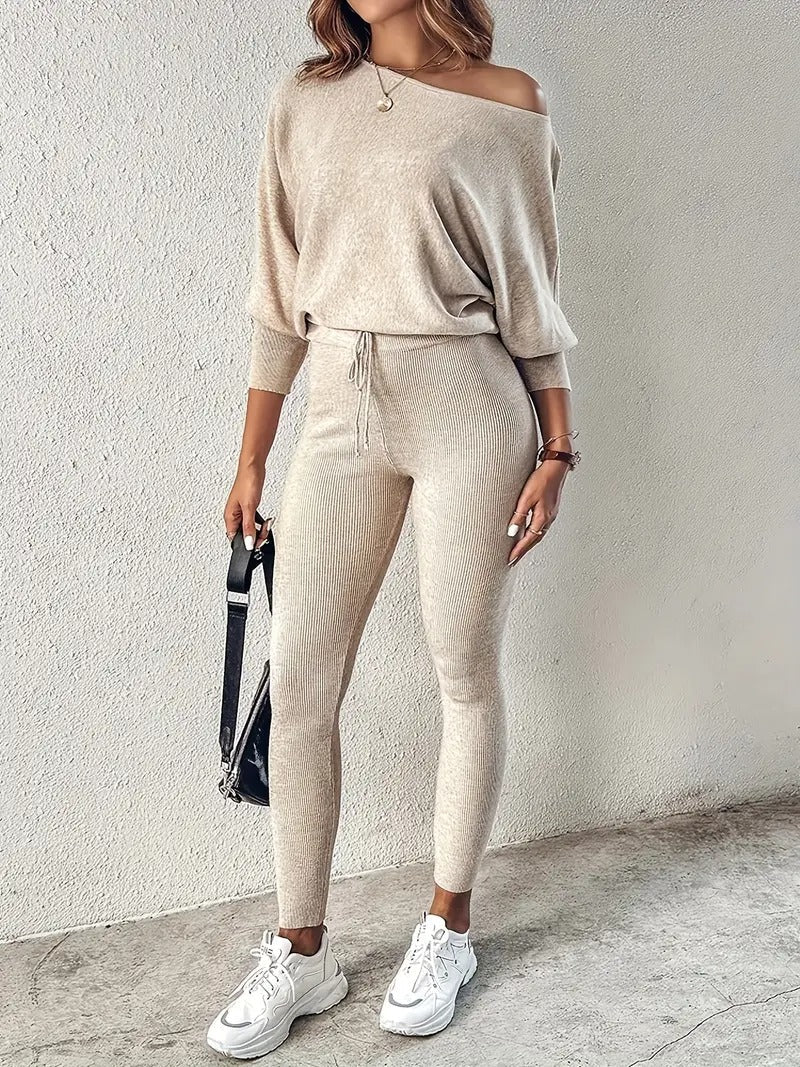 Belaire Ribbed Knit Set