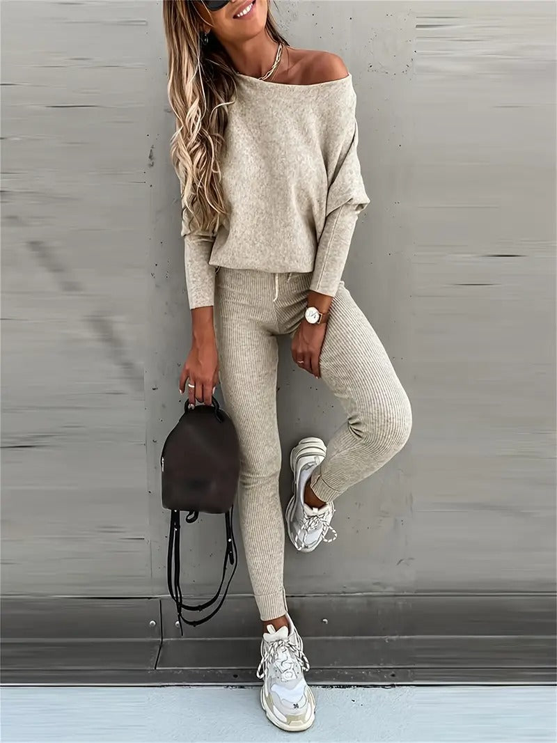 Belaire Ribbed Knit Set