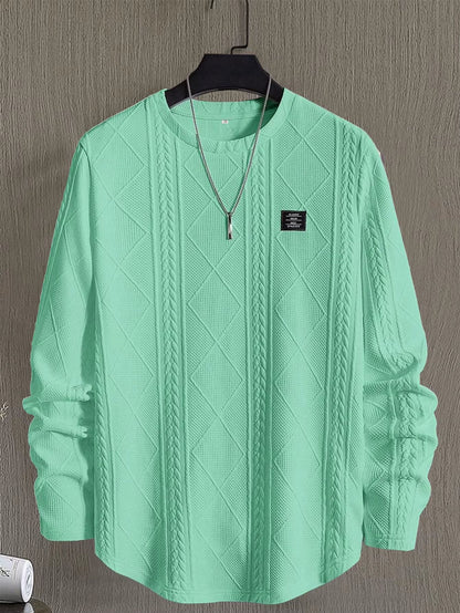 Verso Cable Knit Crewneck